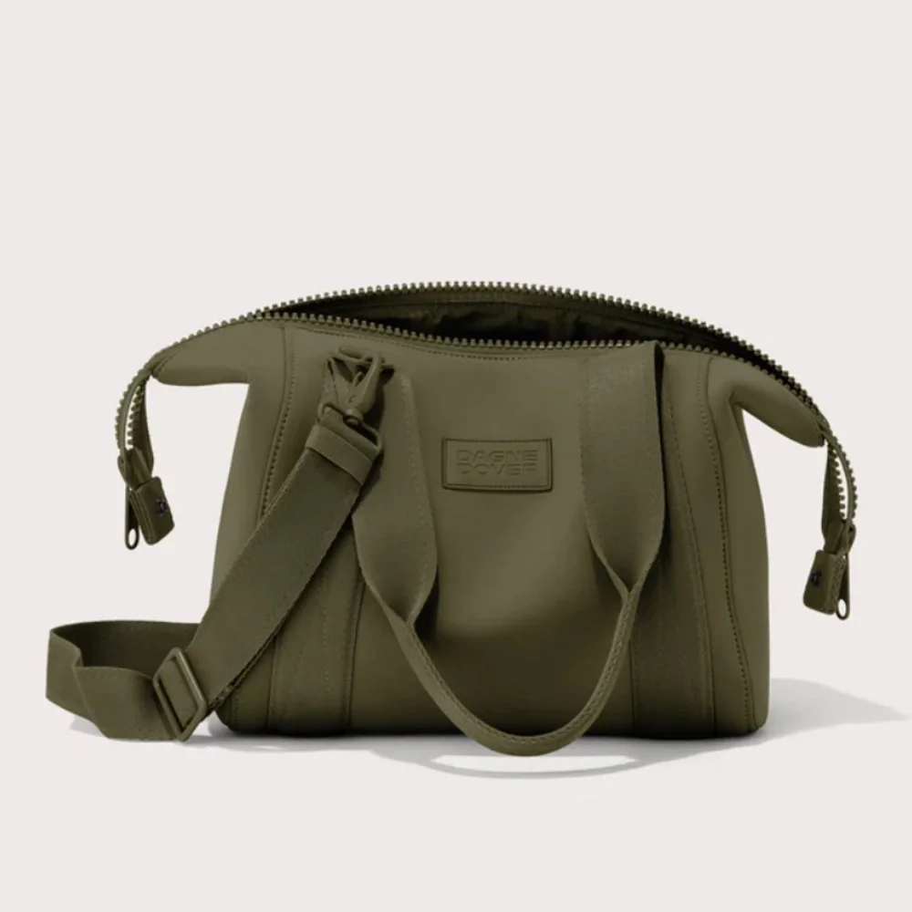 Dagne Dover Olive Green Mini Ryder Crossbody Tote - Picture 13 of 14